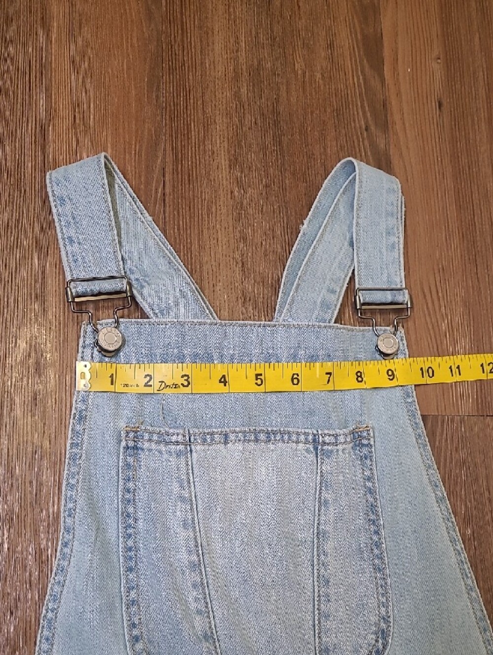Cello Light Blue Distressed Denim Overalls for Women - Picture 4 of 14